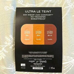 Chanel Foundation Sampler